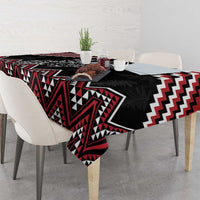 New Zealand Christmas Taniko Poutama Tablecloth Mountainscape Maori Fern - Polynesian Pride