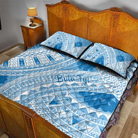Bula Fiji Classic Masi Tapa Quilt Bed Set Turquoise - Polynesian Pride