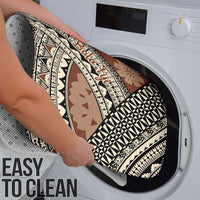 Bula Fiji Classic Masi Tapa Bathroom Set Vintage Brown - Polynesian Pride