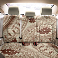 Bula Fiji Classic Masi Tapa Back Car Seat Cover Vintage Beige - Polynesian Pride