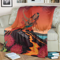 Hawaii Kilauea Volcano Blanket Pele Goddess