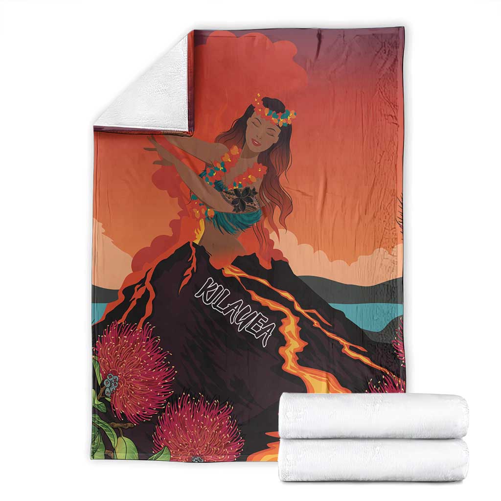 Hawaii Kilauea Volcano Blanket Pele Goddess