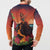 Hawaii Kilauea Volcano Button Sweatshirt Pele Goddess