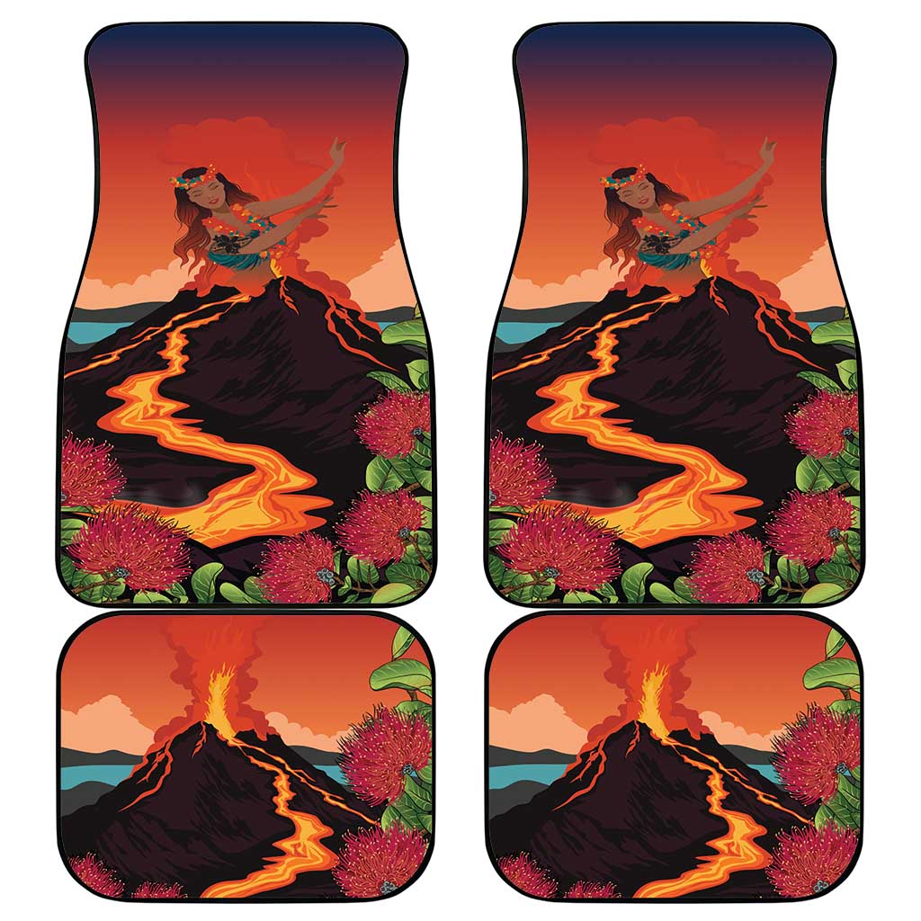 Hawaii Kilauea Volcano Car Mats Pele Goddess
