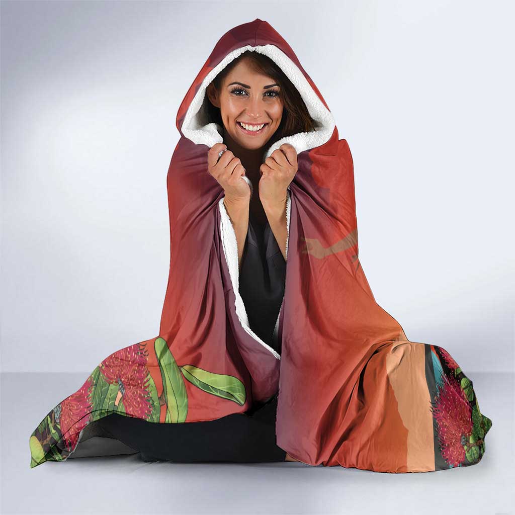 Hawaii Kilauea Volcano Hooded Blanket Pele Goddess