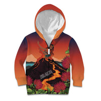 Hawaii Kilauea Volcano Kid Hoodie Pele Goddess