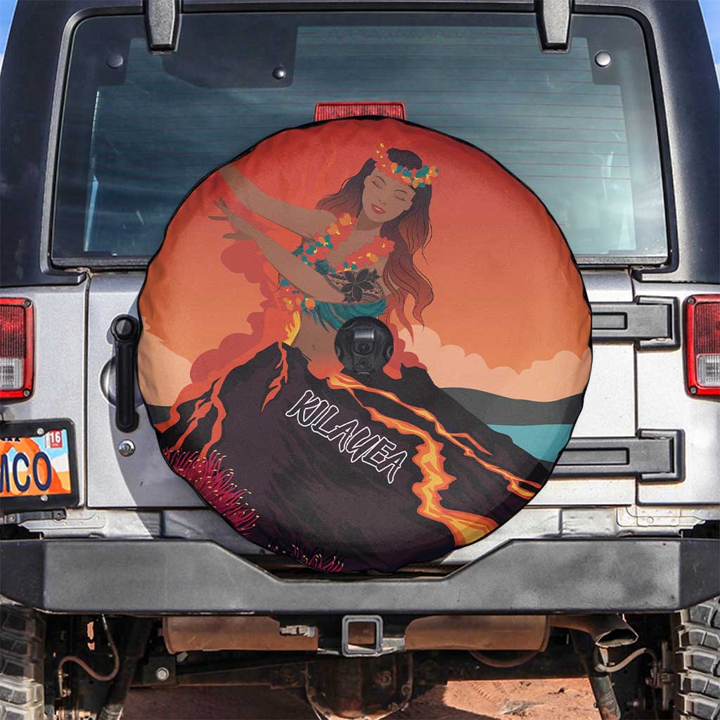 Hawaii Kilauea Volcano Spare Tire Cover Pele Goddess