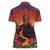 Hawaii Kilauea Volcano Women Polo Shirt Pele Goddess