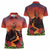 Hawaii Kilauea Volcano Women Polo Shirt Pele Goddess