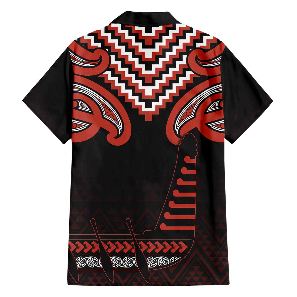 Maori Waitangi Family Matching Off Shoulder Maxi Dress and Hawaiian Shirt Kotahitanga Poutama Mix Whakairo LT7 - Polynesian Pride
