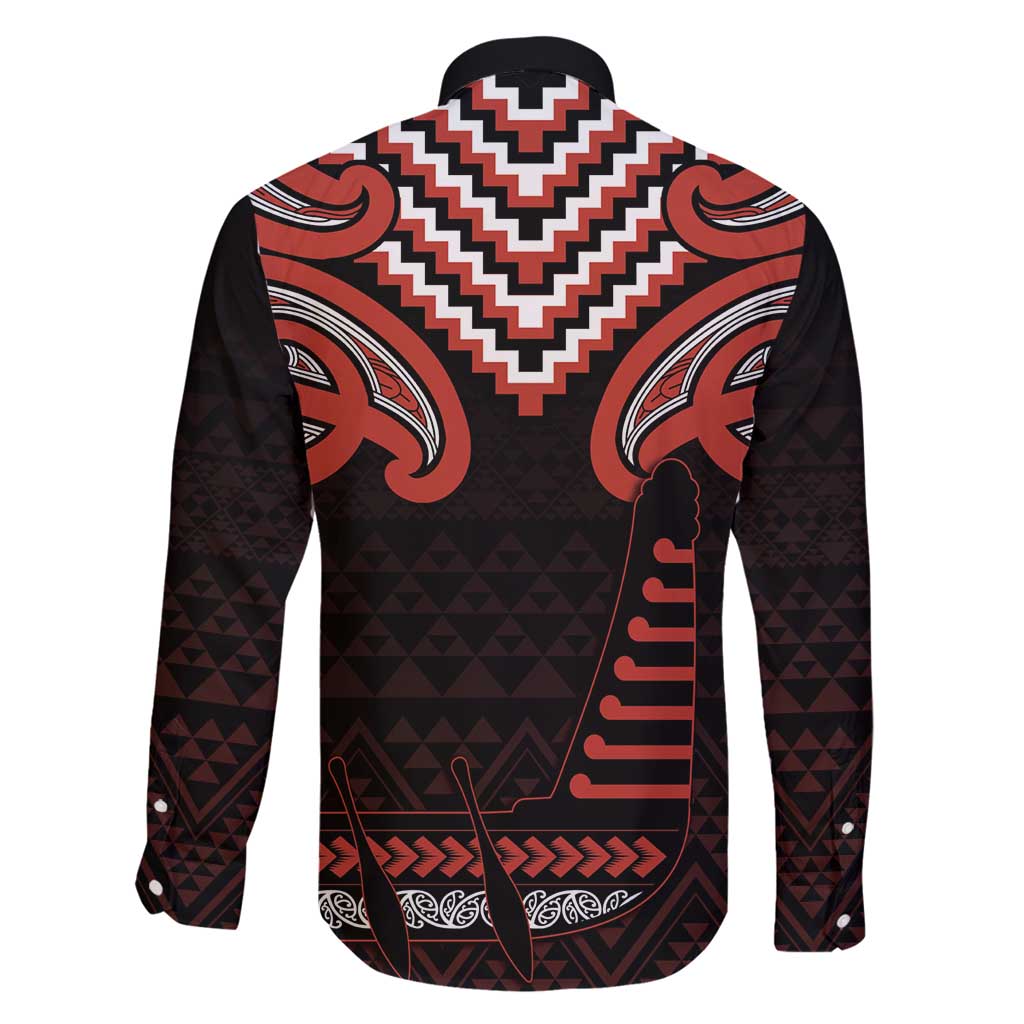 Maori Waitangi Family Matching Off Shoulder Maxi Dress and Hawaiian Shirt Kotahitanga Poutama Mix Whakairo LT7 - Polynesian Pride