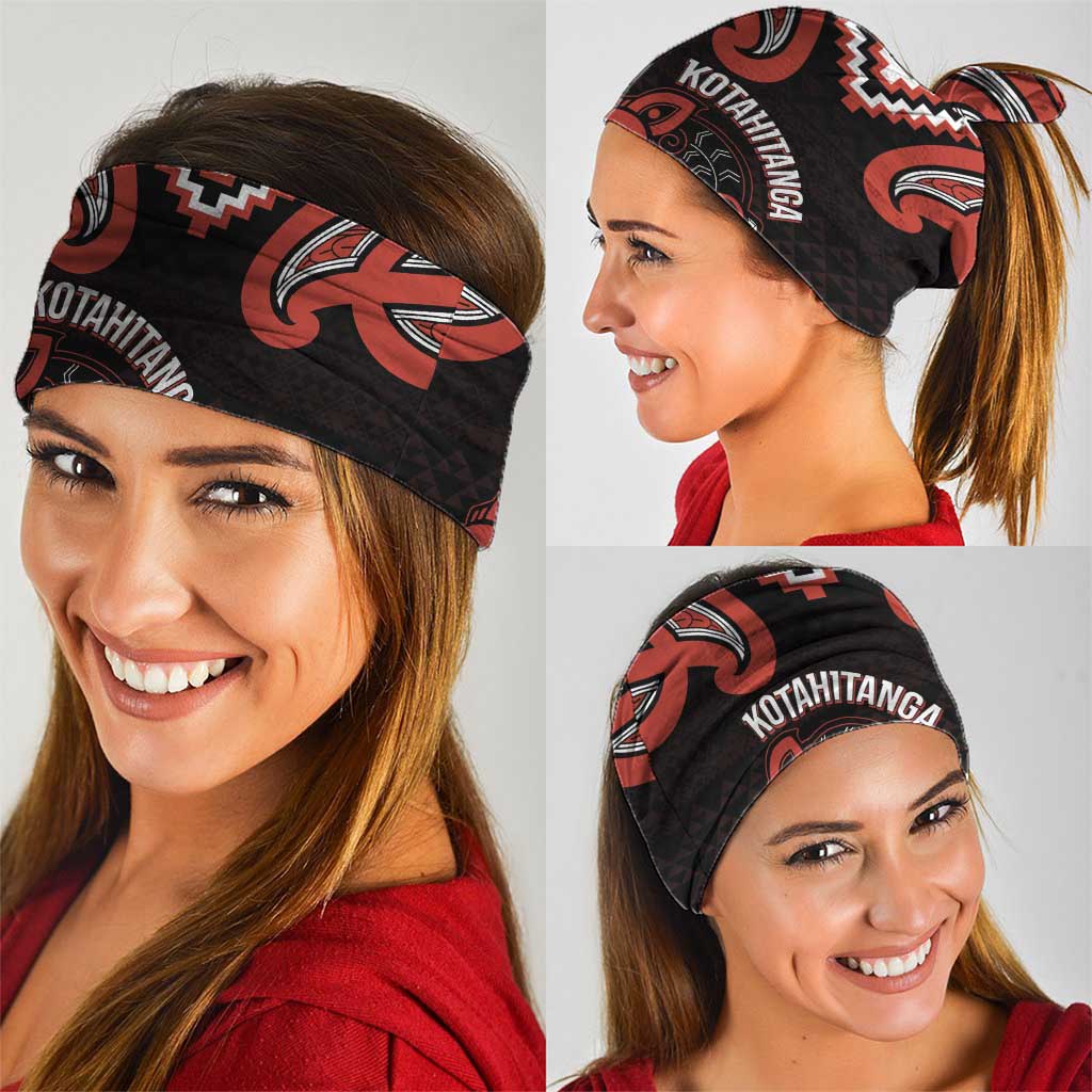 Maori Waitangi Neck Gaiter Kotahitanga Poutama Mix Whakairo - Polynesian Pride