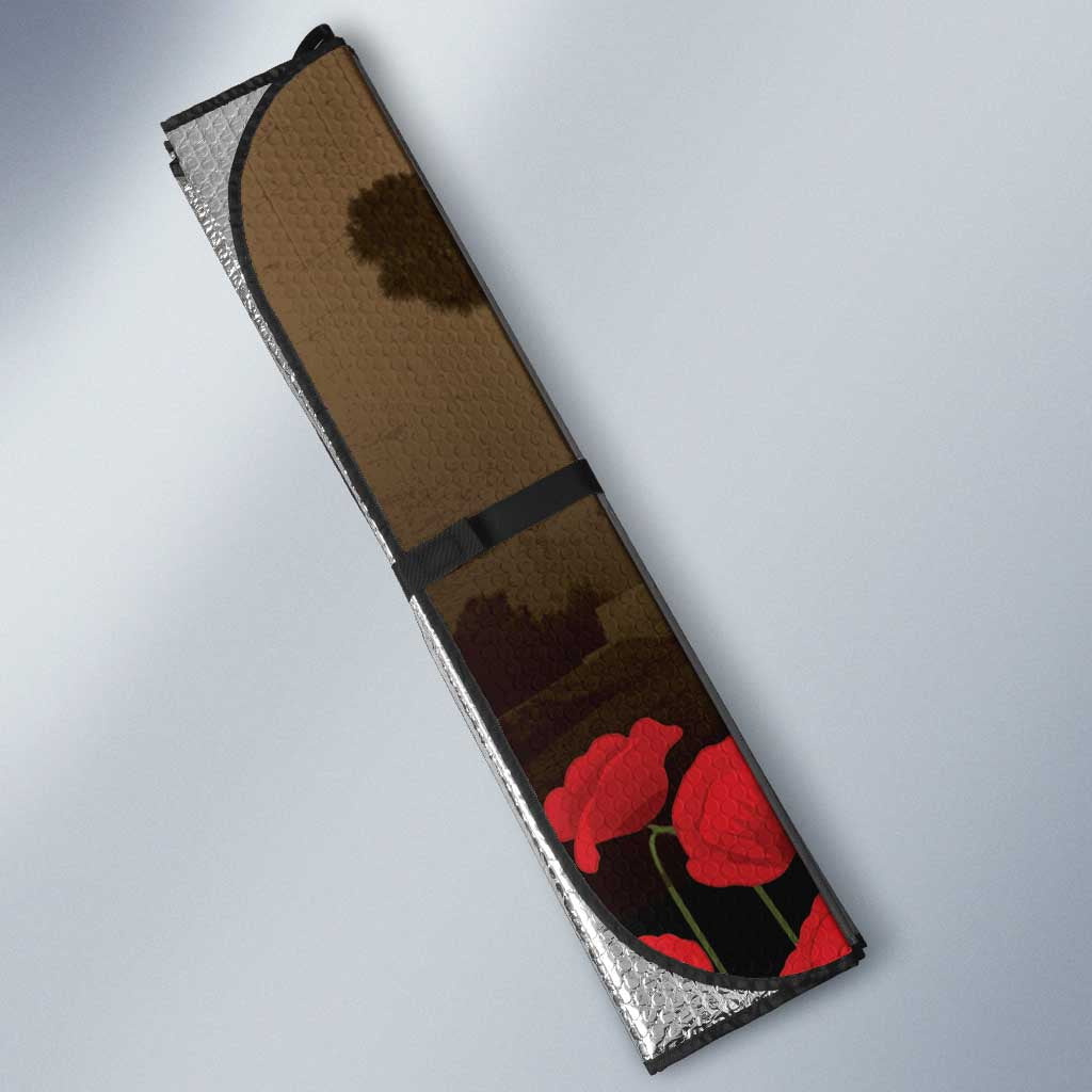 Australia - New Zealand ANZAC Lone Pine Auto Sun Shade The Last Post