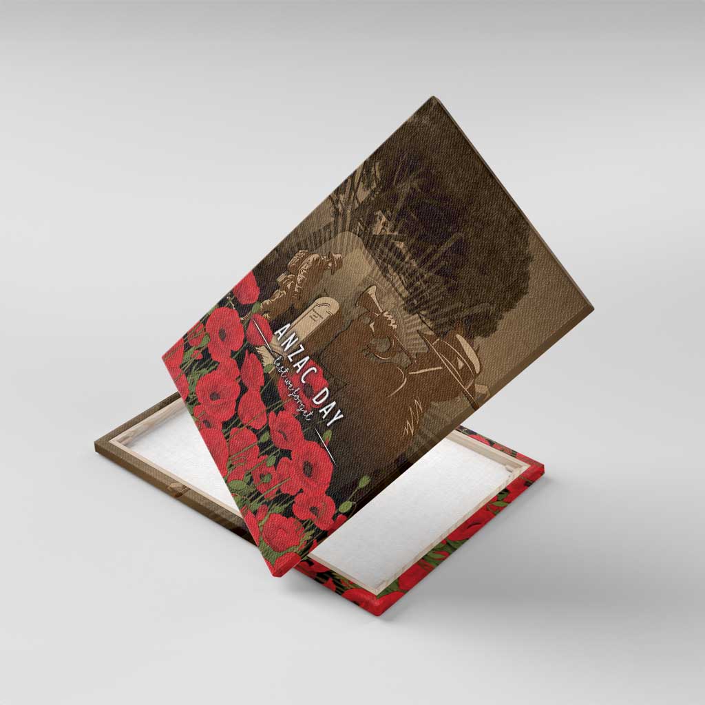 Australia - New Zealand ANZAC Lone Pine Canvas Wall Art The Last Post