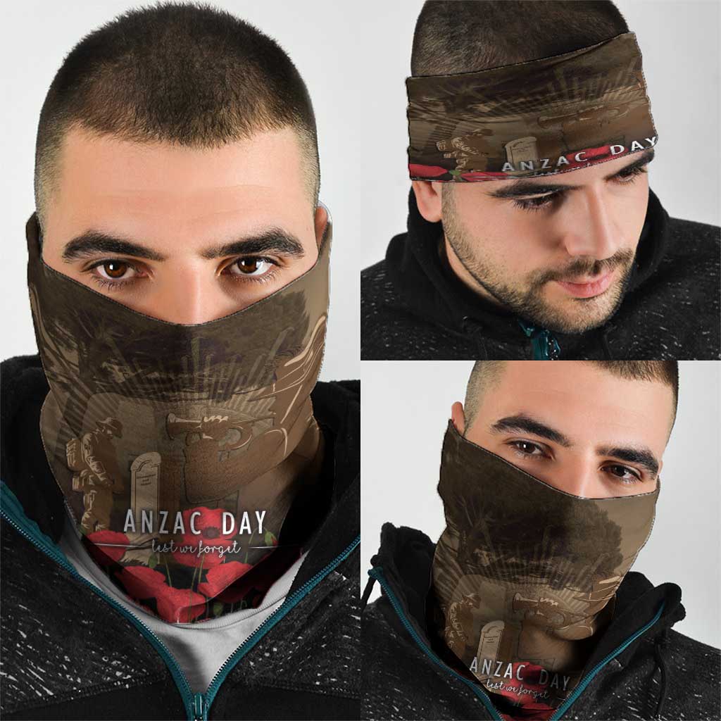 Australia - New Zealand ANZAC Lone Pine Neck Gaiter The Last Post