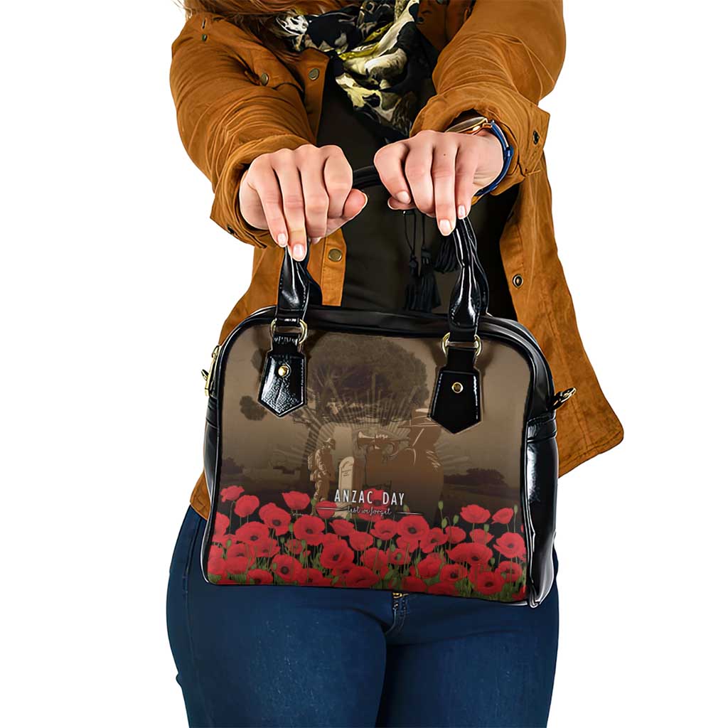 Australia - New Zealand ANZAC Lone Pine Shoulder Handbag The Last Post