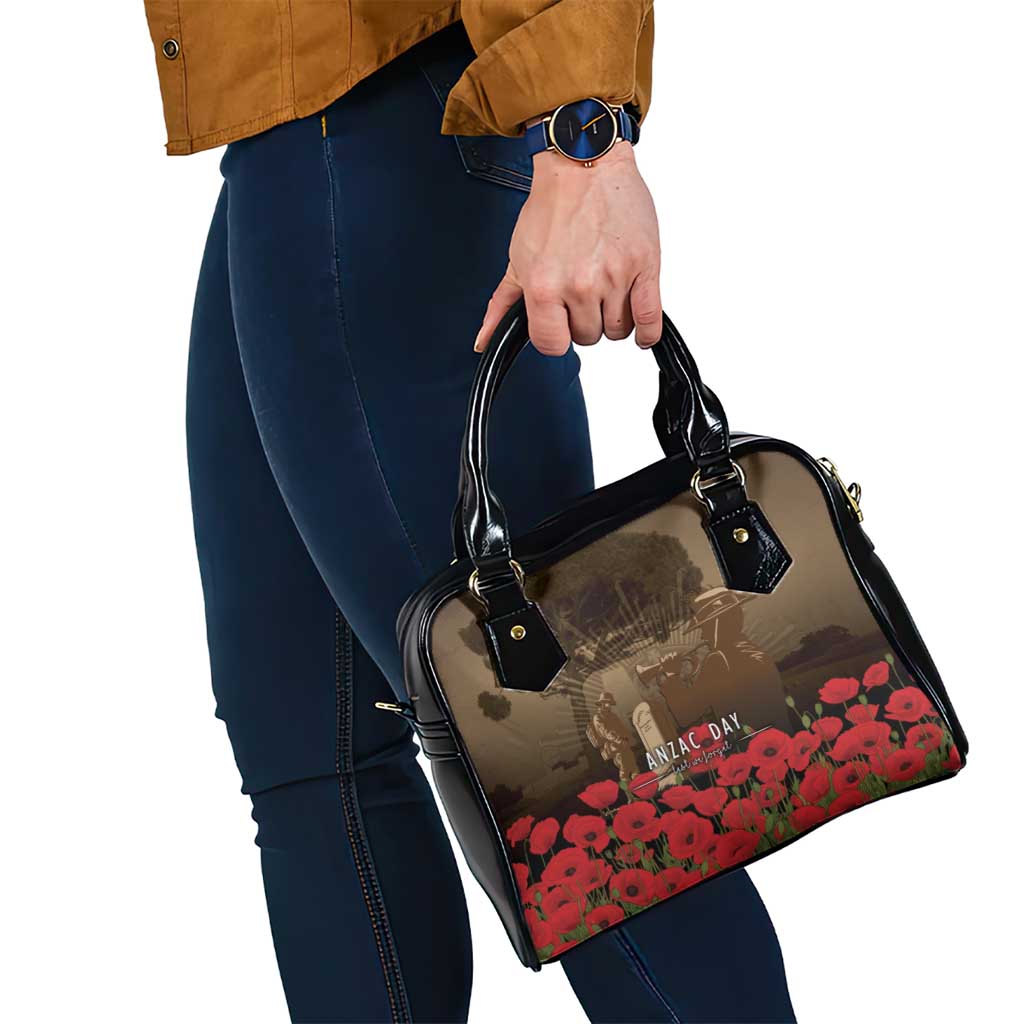 Australia - New Zealand ANZAC Lone Pine Shoulder Handbag The Last Post