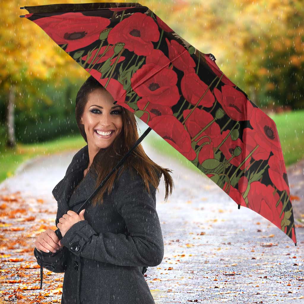 Australia - New Zealand ANZAC Lone Pine Umbrella The Last Post