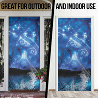 NZ Maori Matariki Scenery Door Cover Galaxy Sky