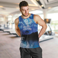 NZ Maori Matariki Scenery Men Tank Top Galaxy Sky