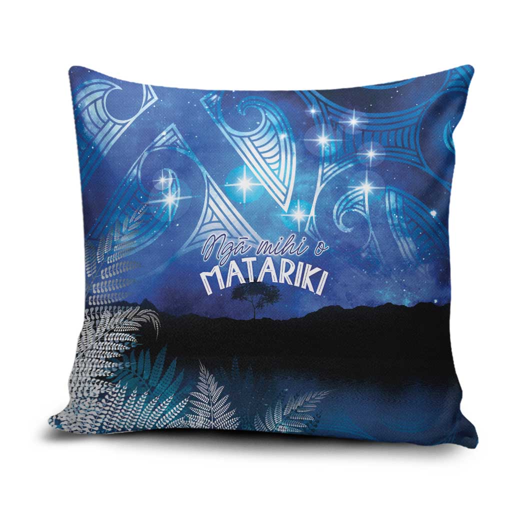 NZ Maori Matariki Scenery Pillow Cover Galaxy Sky