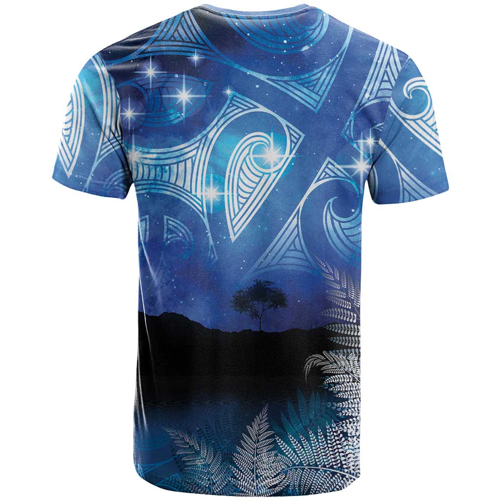 NZ Maori Matariki Scenery T Shirt Galaxy Sky