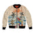 Personalized Christmas In July - Hawaii Retro Bomber Jacket Lost In Parrot-dise