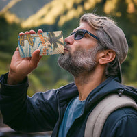 Personalized Christmas In July - Hawaii Retro 4 in 1 Can Cooler Tumbler Lost In Parrot-dise