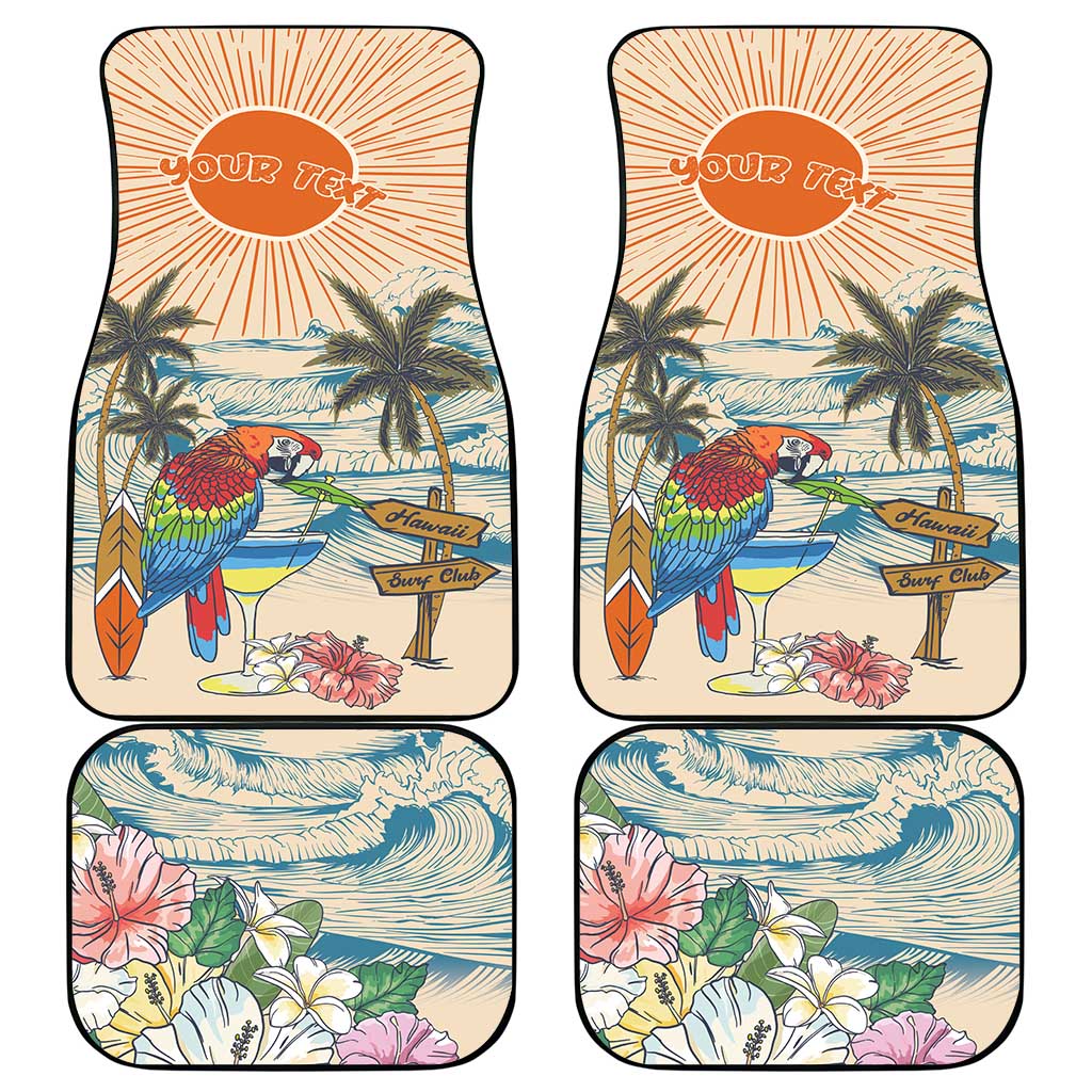 Christmas In July - Hawaii Retro Car Mats Lost In Parrot-dise