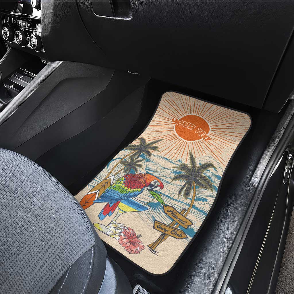 Christmas In July - Hawaii Retro Car Mats Lost In Parrot-dise