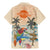 Personalized Christmas In July - Hawaii Retro Family Matching Mermaid Dress and Hawaiian Shirt Lost In Parrot-dise