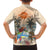 Personalized Christmas In July - Hawaii Retro Family Matching Off Shoulder Maxi Dress and Hawaiian Shirt Lost In Parrot-dise