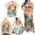 Personalized Christmas In July - Hawaii Retro Family Matching Off Shoulder Maxi Dress and Hawaiian Shirt Lost In Parrot-dise
