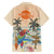 Personalized Christmas In July - Hawaii Retro Family Matching Off Shoulder Maxi Dress and Hawaiian Shirt Lost In Parrot-dise