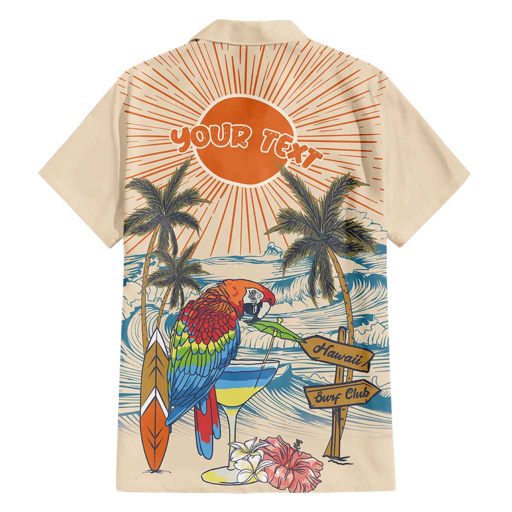 Personalized Christmas In July - Hawaii Retro Hawaiian Shirt Lost In Parrot-dise