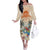 Personalized Christmas In July - Hawaii Retro Off The Shoulder Long Sleeve Dress Lost In Parrot-dise
