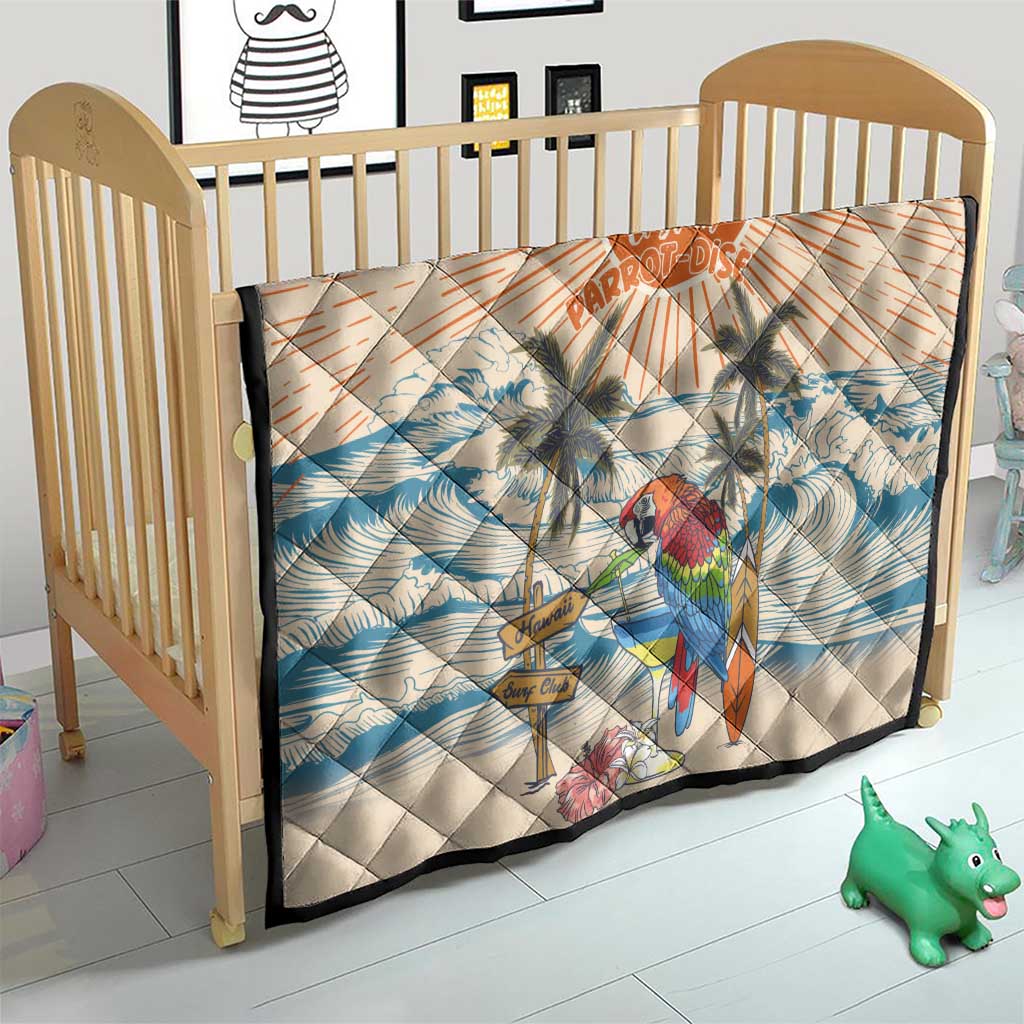 Christmas In July - Hawaii Retro Quilt Lost In Parrot-dise