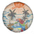 Christmas In July - Hawaii Retro Spare Tire Cover Lost In Parrot-dise