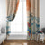 Christmas In July - Hawaii Retro Window Curtain Lost In Parrot-dise