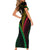 Personalised Vanuatu Short Sleeve Bodycon Dress 43rd Hapi Indipendens Long LT7 - Polynesian Pride