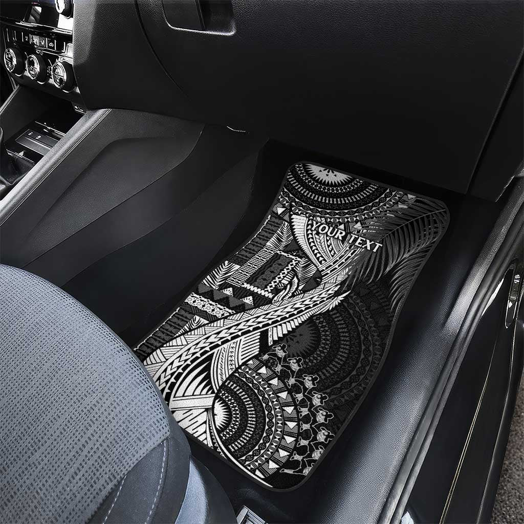 Fiji Rugby Bula Masi Car Mats Fish Tail Kaivity Cibi - Black