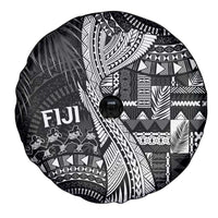 Fiji Rugby Bula Masi Spare Tire Cover Fish Tail Kaivity Cibi - Black