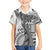 Fiji Rugby Personalised Bula Masi Family Matching Long Sleeve Bodycon Dress and Hawaiian Shirt Fish Tail Kaivity Cibi - White