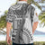 Fiji Rugby Personalised Bula Masi Hawaiian Shirt Fish Tail Kaivity Cibi - White