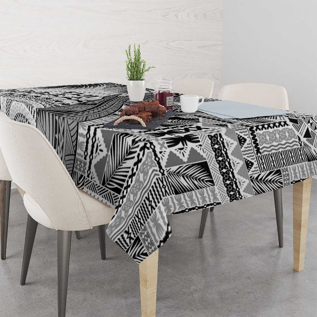 Fiji Rugby Bula Masi Tablecloth Fish Tail Kaivity Cibi - White