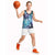 Aloha Hawaii Turtle Basketball Jersey Teal Purple Ribbon - Polynesian Pride