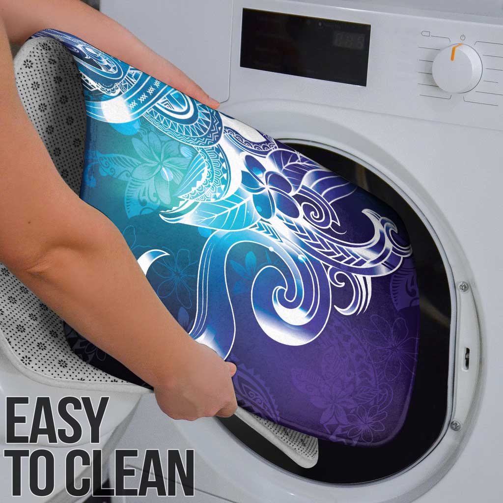 Aloha Hawaii Turtle Bathroom Set Teal Purple Ribbon - Polynesian Pride