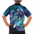 Aloha Hawaii Turtle Family Matching Mermaid Dress and Hawaiian Shirt Teal Purple Ribbon - Polynesian Pride