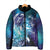 Aloha Hawaii Turtle Padded Jacket Teal Purple Ribbon - Polynesian Pride