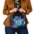Aloha Hawaii Turtle Shoulder Handbag Teal Purple Ribbon - Polynesian Pride